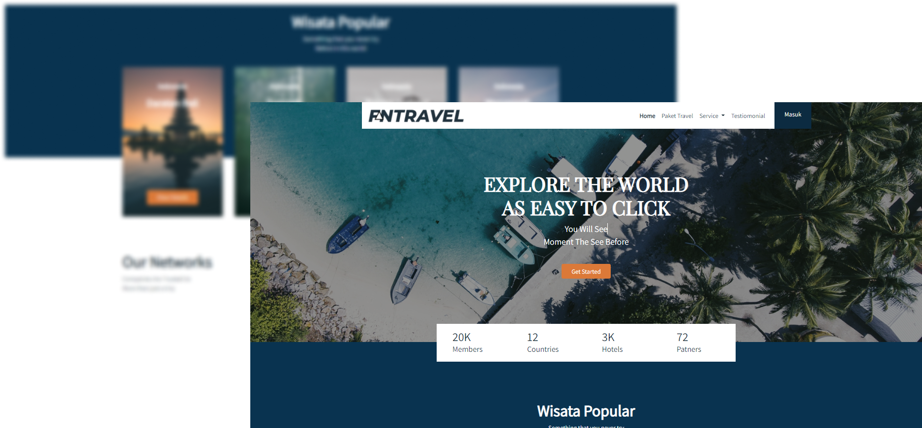 Image Fantravel UI Travels